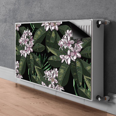 Adesivo magnetico per radiatore Fiori esotici