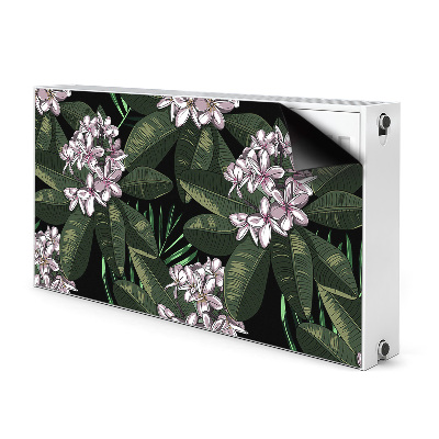 Adesivo magnetico per radiatore Fiori esotici