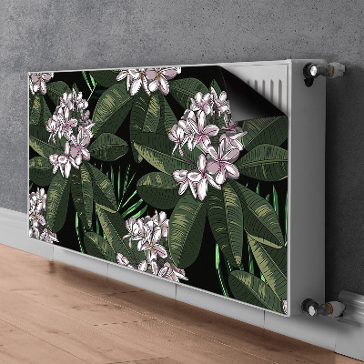 Adesivo magnetico per radiatore Fiori esotici