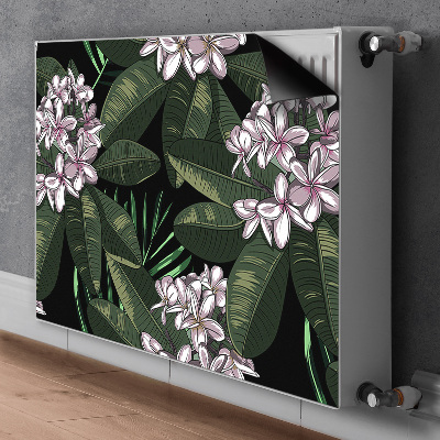 Adesivo magnetico per radiatore Fiori esotici