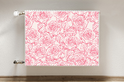 Protezione per radiatore Rose Doodle