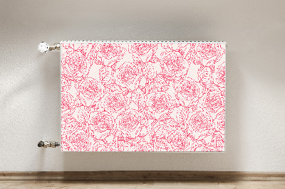 Protezione per radiatore Rose Doodle