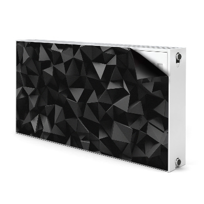 Cover per termosifone Astrazione nera