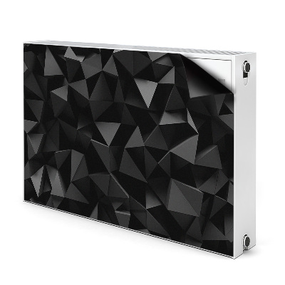 Cover per termosifone Astrazione nera