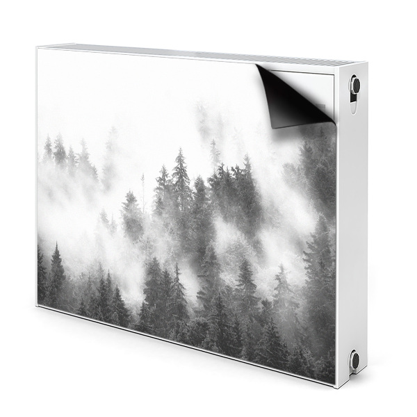 Cover magnetica per radiatore Foresta nebbiosa