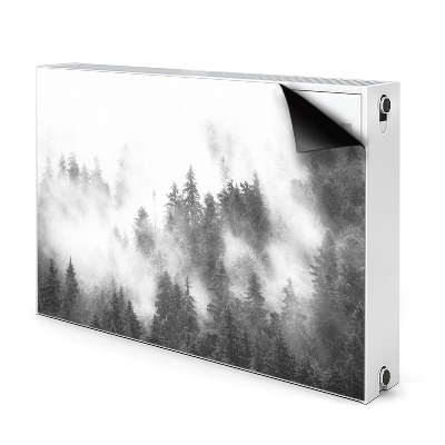 Cover magnetica per radiatore Foresta nebbiosa