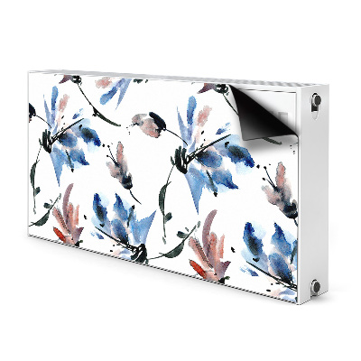 Cover magnetica per radiatore Fiori ad acquerello