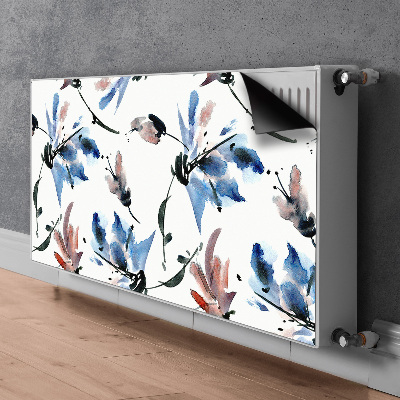 Cover magnetica per radiatore Fiori ad acquerello