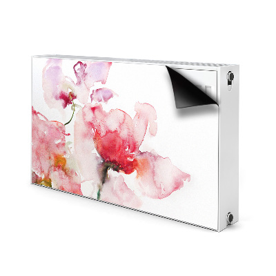 Cover per termosifone Fiori ad acquerello