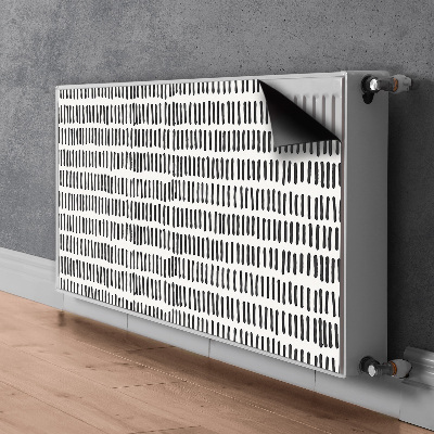 Copertura magnetica per radiatore Linee astratte