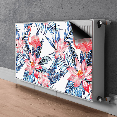 Cover magnetica per radiatore Flamingo dipinto