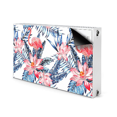 Cover magnetica per radiatore Flamingo dipinto