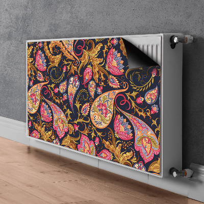 Cover magnetica per radiatore Paisley colorato