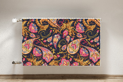 Cover magnetica per radiatore Paisley colorato