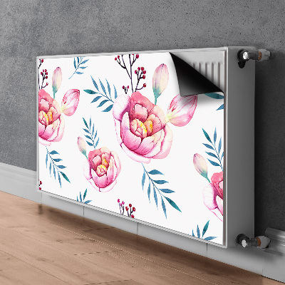 Cover per termosifone Fiori