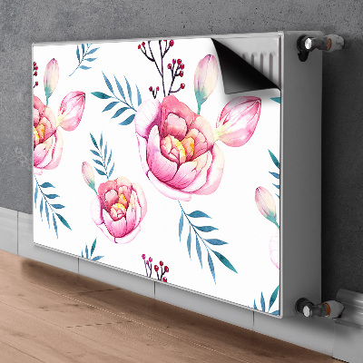 Cover per termosifone Fiori