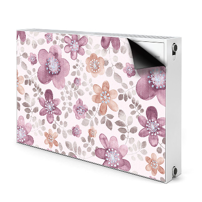 Pannello magnetico per radiatore Fiori rosa