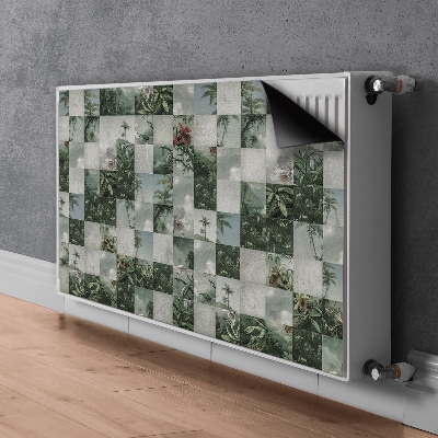 Copertura per termosifone Patchwork tropicale