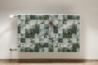 Copertura per termosifone Patchwork tropicale