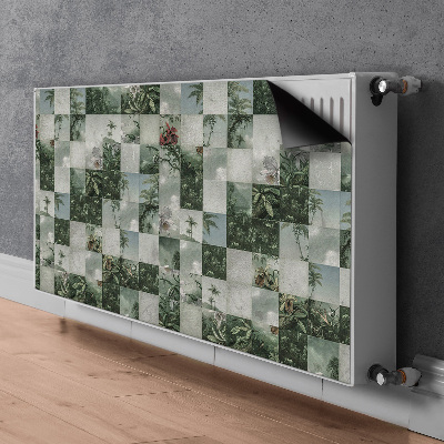 Copertura per termosifone Patchwork tropicale