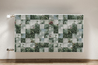 Copertura per termosifone Patchwork tropicale