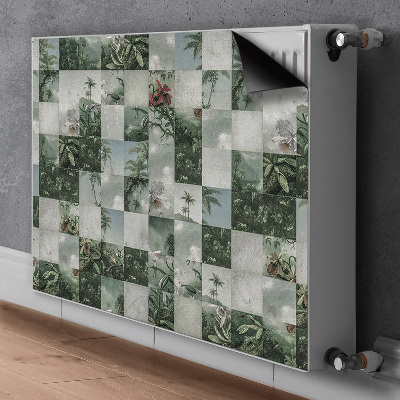 Copertura per termosifone Patchwork tropicale