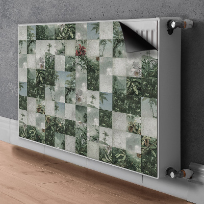 Copertura per termosifone Patchwork tropicale