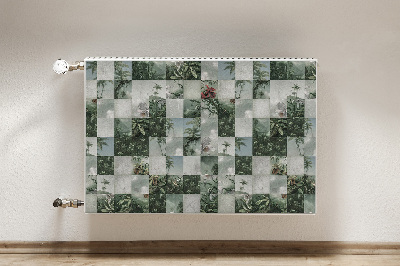 Copertura per termosifone Patchwork tropicale