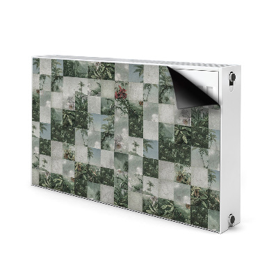 Copertura per termosifone Patchwork tropicale