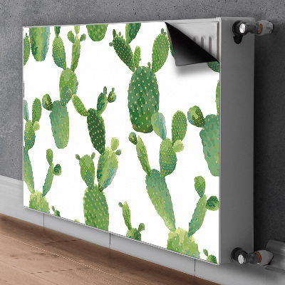 Adesivo magnetico per radiatore Cactus dipinti