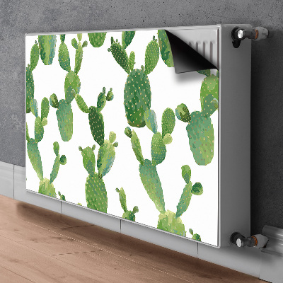 Adesivo magnetico per radiatore Cactus dipinti