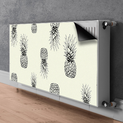 Rivestimento per radiatore Ananas di plastica