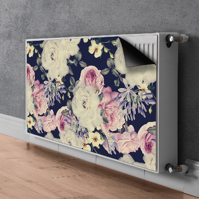 Cover per termosifone Fiori barocchi