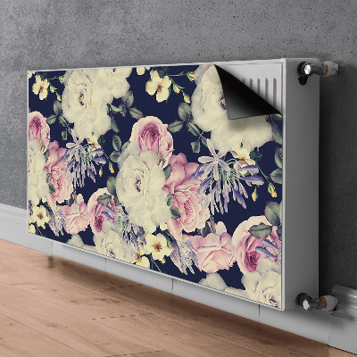 Cover per termosifone Fiori barocchi