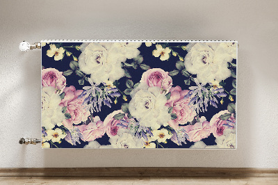 Cover per termosifone Fiori barocchi