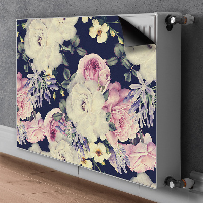 Cover per termosifone Fiori barocchi