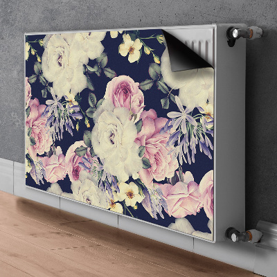 Cover per termosifone Fiori barocchi