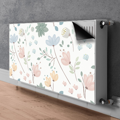 Copertura magnetica per termosifone Fiori di primavera