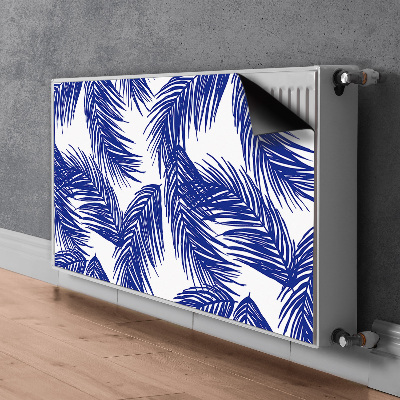 Copertura magnetica per radiatore Foglia blu navy