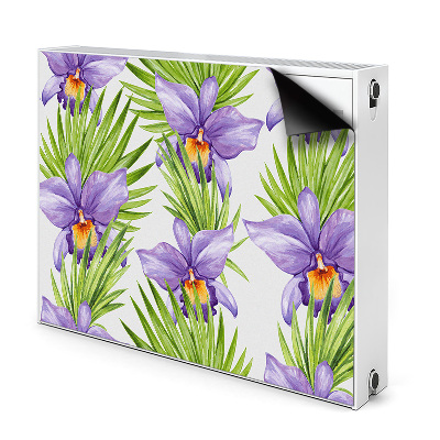 Pannello magnetico per radiatore Fiori viola