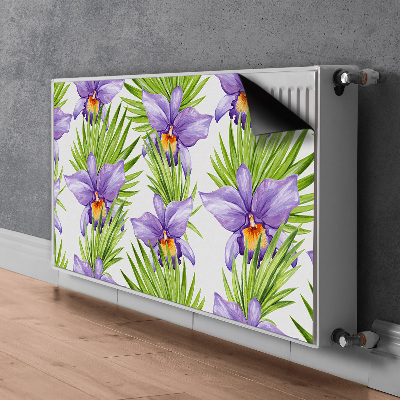 Pannello magnetico per radiatore Fiori viola