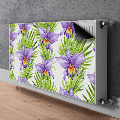 Pannello magnetico per radiatore Fiori viola