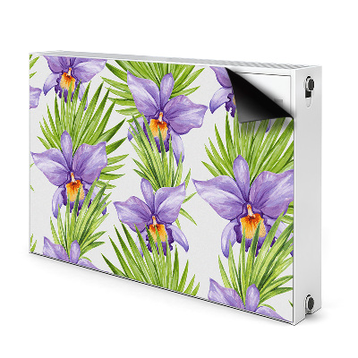 Pannello magnetico per radiatore Fiori viola