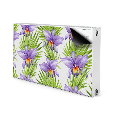 Pannello magnetico per radiatore Fiori viola