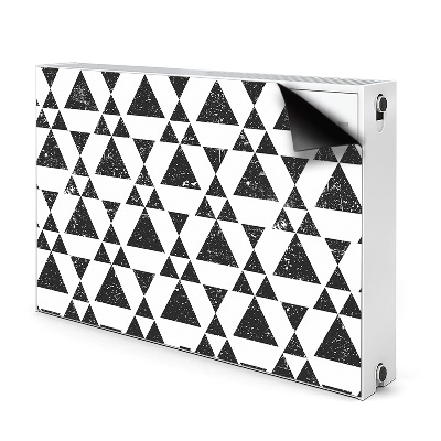 Protezione per radiatore Triangoli in bianco e nero