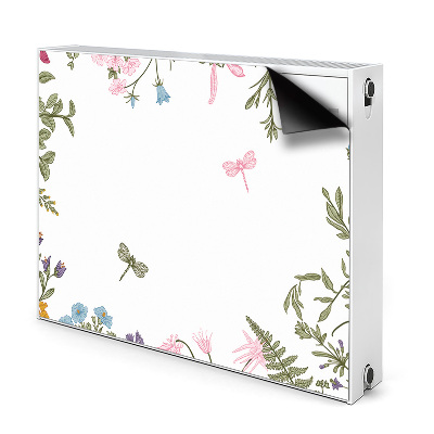 Cover magnetica per radiatore Fiori di primavera