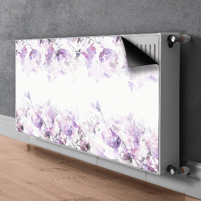 Pannello magnetico per radiatore Astrazione di fiori