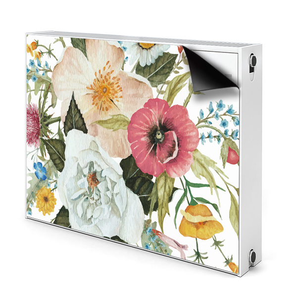 Cover per termosifone Bouquet di campo