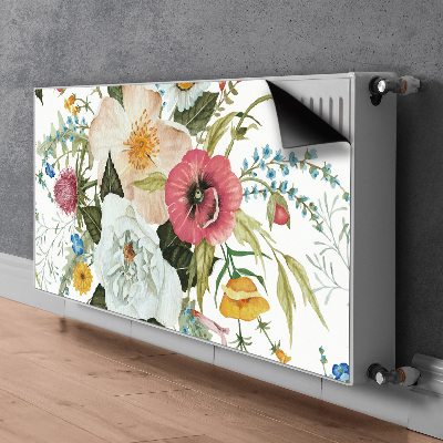 Cover per termosifone Bouquet di campo