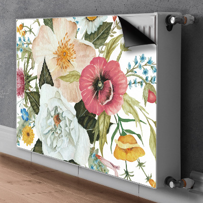 Cover per termosifone Bouquet di campo